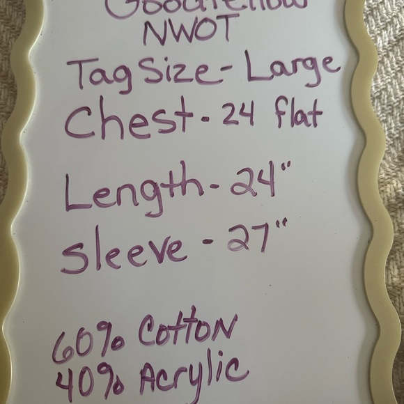 Goodfellow Shawl Cardigan Sweater Mens Large Cream Chunky Knit Button NWOT - Picture 7 of 7